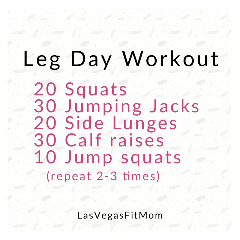 Simple Leg Day Workout