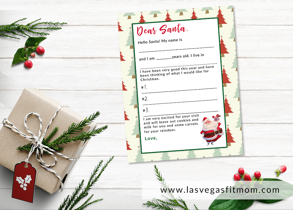 Letters To Santa Template