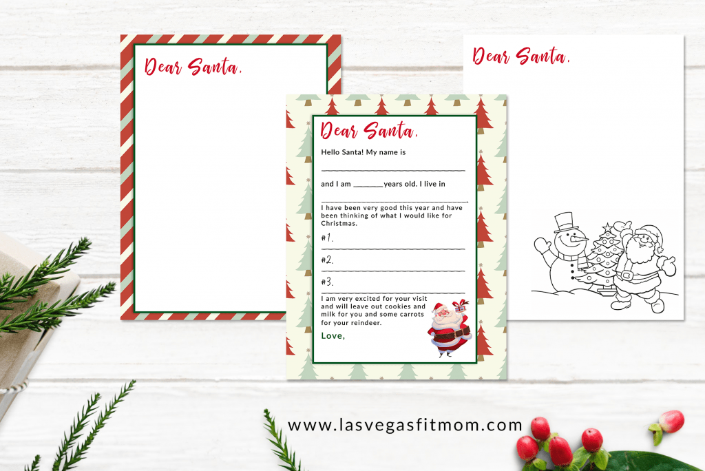 Letters To Santa Template