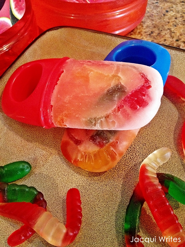 Kool-Aid and Gummy Worm Popsicles #shop #KoolOff (2)